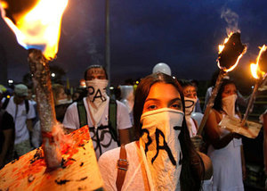 Protesta jóvenes